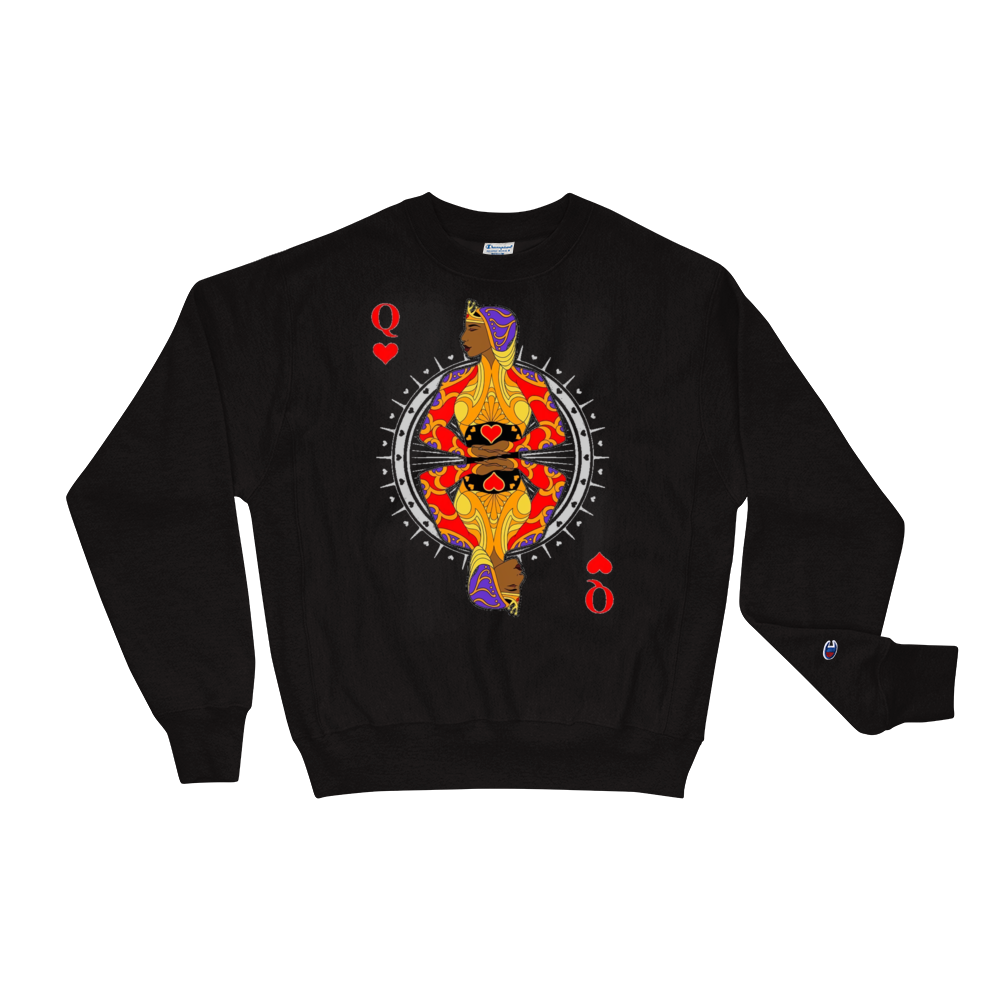 Queen of Hearts Crewneck Sweatshirt